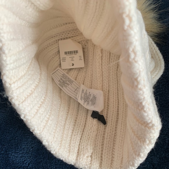 Ribbed beanie with faux-fur pom-pom main image 2